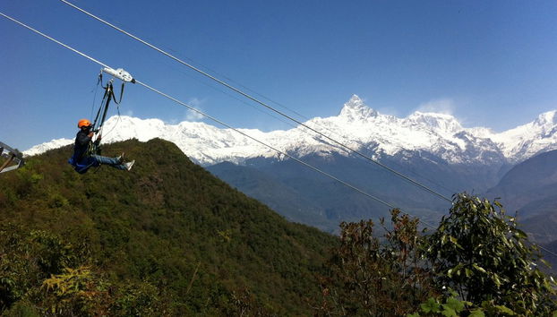 Zip-Flyer en Pokhara - con traslados - Foto 2