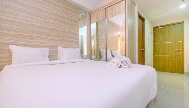 Warm and Homey Studio at The Oasis Cikarang Apartment - Foto 3, Habitación