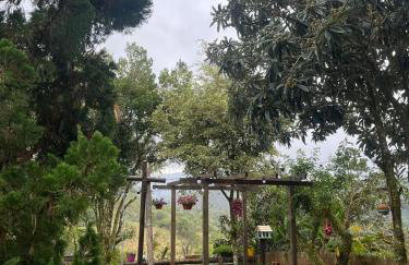 Sítio com piscina, churrasqueira, lareira, fogão à lenha, mesa de sinuca e vista para as montanhas - Foto 49