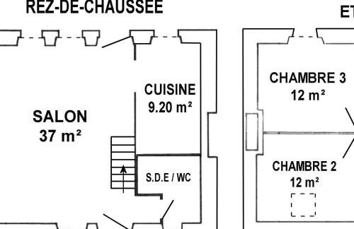 Charmante maison de paludier à Guérande, proche mer, jardin, tyrolienne, WIFI, Canal+, équipements bébé - FR-1-306-1102 - Foto 13