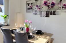 Gemütliche Ferienwohnung Whole Apartment Merlion 65sqm, EG, WLAN WiFi, 3 Zi Rooms, Taubertal KGH Deutschland - Foto 3