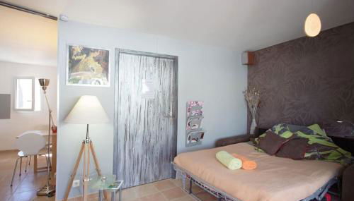 Studio plage 3 étoiles, parking gratuit, terrasse privée - Foto 5