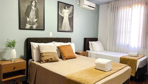 Casa Ampla 1 suite 2quartos churras e AC - Foto 3, Habitación