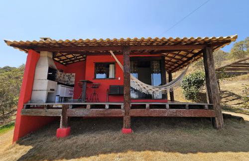 Chalés Vila Real - Tranquilidade na Serra de Carrancas - Piscina com uma vista espetacular do Pôr do Sol - Foto 42