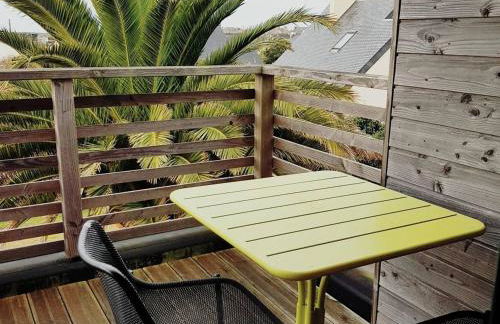 Villa bois à 500m plage avec jardin clos, WIFI et parking - Ile Grande - FR-1-368-215 - Foto 12