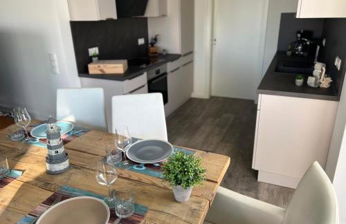 Ferienwohnung Marienleuchte - BeltBlick 1 - Erste Reihe Meerblick, 2 Schlafzimmer, Garten - Foto 4