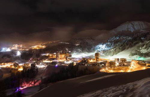 Studio rénové 3 pers, plein sud avec balcon à La Plagne - FR-1-455-129 - Foto 12