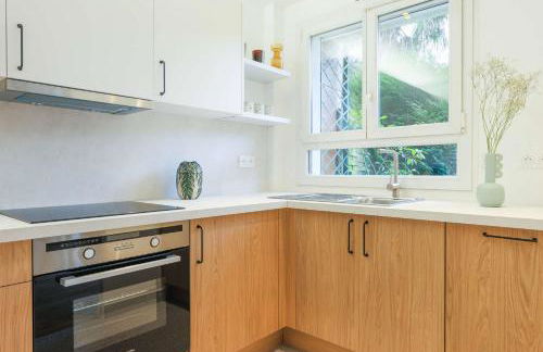 Garden Suite Suresnes 5 persons 2 BR near La Defense - Foto 19