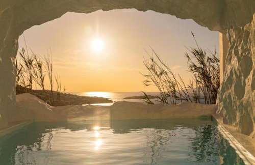 Mykonos Town Black Villa with Cave Heated Pool - Foto 46