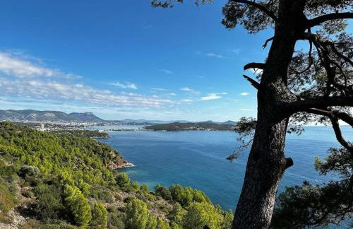 Studio dernier étage vue mer Clim et Wifi - Foto 23