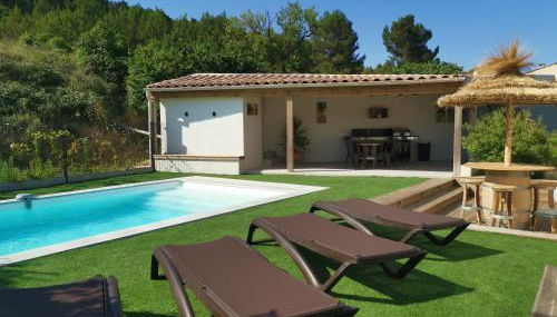 Maison L'Inattendu avec spa & piscine privatifs - Foto 2, sunbed, Garden view