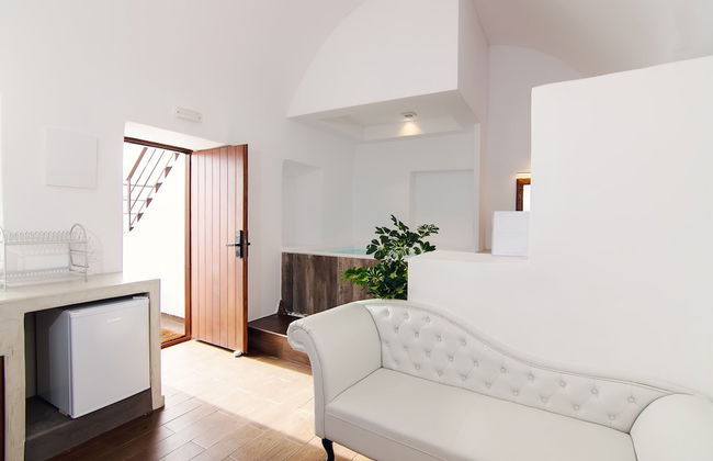 Santorini Luxury Suite w Rooftop Hottub Seaview - Foto 8