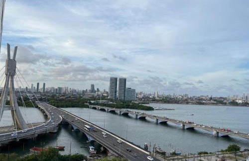 Flat Beach Class Excelsior - Apto Completo para 4 pessoas vista rio e mar - Foto 50