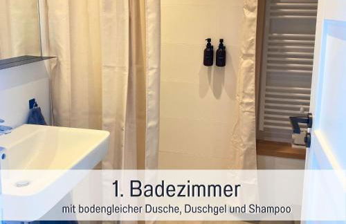 Landloft Linum - Ausgebaute Scheune mit Aussicht, Naturpool, Kamin, Sauna, Luxusausbau, handverlesene MidCentury Möbel & Kunst - Photo 25