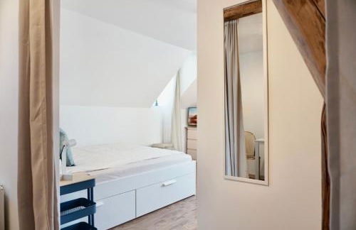 Stylisches Apartment für 2 Personen in historischem Fachwerkhaus 4 Etage mit Blick auf Stadt & Festung - Foto 14