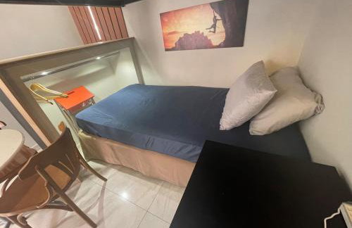 Adorável Tiny house 5, ar, cozinha completa, wifi e tv smart - Foto 16