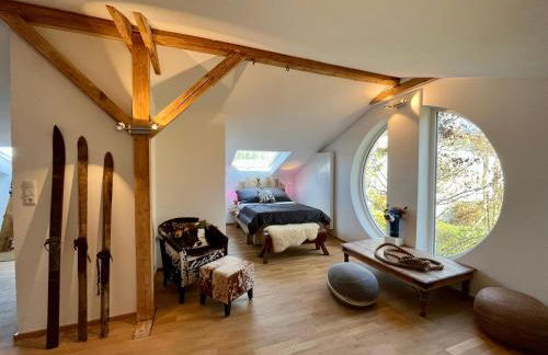 Glückliche Kuh-Villa - Achtsamer Rückzugsort mit Traumgarten, Schwimmteich & Raum zum Sein bis 18 Personen - Allgäu - Foto 30