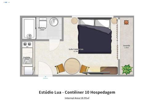 Contêiner 10 Hospedagem - Photo 63