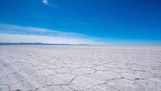 Desierto de sal en Uyuni