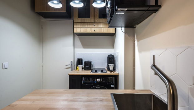 Cosy and Peaceful Studio - 2P - Nation/voltaire - Foto 5, Cocina privada