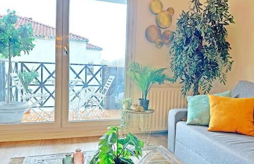 LOASIS -T4 Garage Terrasse WIFI Centre-Ville Gare - Foto 30