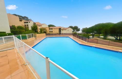 Appart avec terrasse, piscine, tennis et pétanque - Foto 23