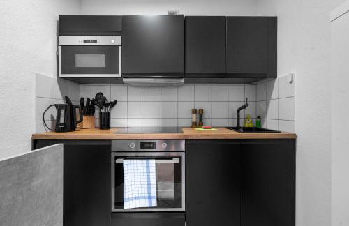 Design Luxus, Vollausstattung, 2 min Hbf Duisburg, beste Betten, 2 55" TV, Netflix, W24 - Foto 6