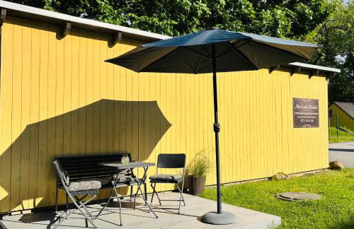 Alter Gutshof Kromlau Direkt am Schloss und Rhododendronpark, Terasse und Parkplatz - Foto 6