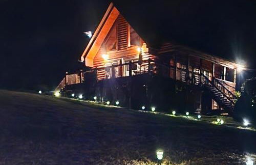 Solar powered log cabin with mountain views, 3acres - Foto 35
