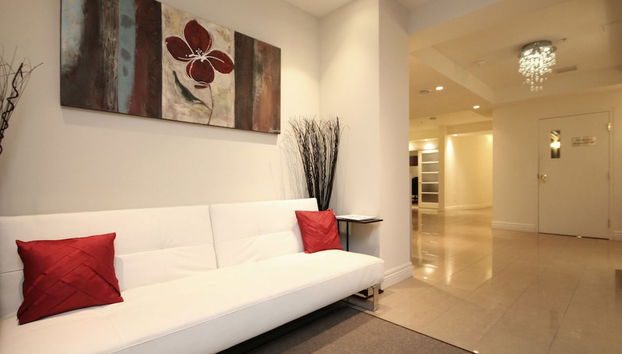 Zona de estar del vestíbulo