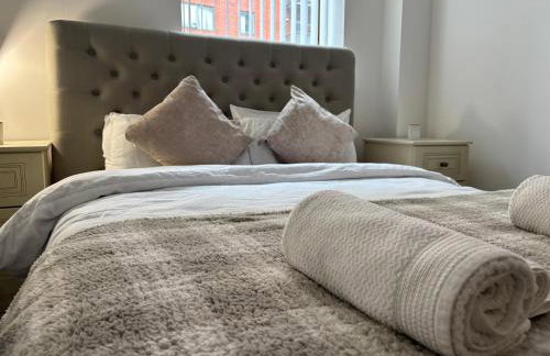 LUX 2bed City Centre and AO Arena Free Parking Modern Apt - Foto 25