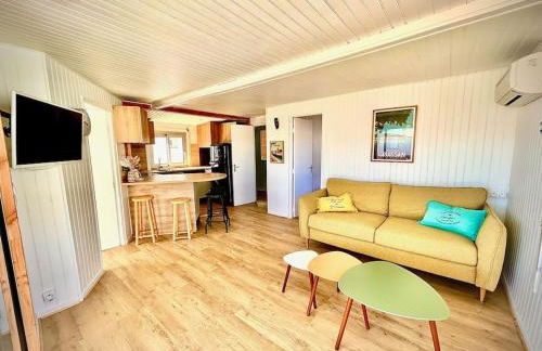 Chalet 4 à 6 pers Terrasse vue mer - Foto 7