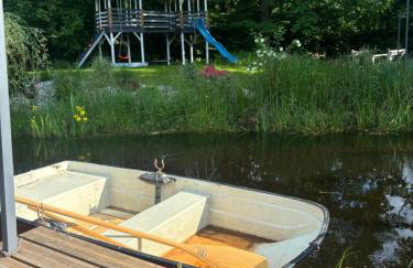 Idylla nad stawem- domek na Kaszubach - Photo 20