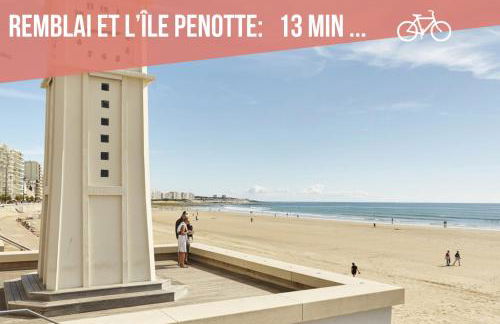 A L'ombre des Pins, Appartement neuf, élégant, Parking gratuit, Netflix, au calme à 100m de l'océan - Photo 35