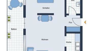 Stylische Wohnung mit Weitblick und großem Balkon - Foto 5