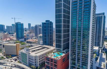 Extraordinary Studio in Downtown Miami with incredible views - Foto 10