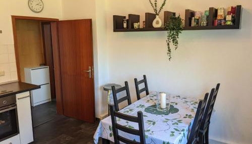 Ferienwohnung im Grünen II - Foto 5, Garden view, towels, stove, dishwasher, heating, toaster