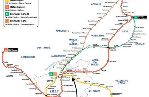 Lille Gares - Nice equipped apartment - Foto 10