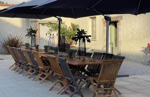 Le Verger Des Pierres Blanches,11 chambres,11 wc, 8 sdbs,pool chauffée 11 m 35p - Foto 7