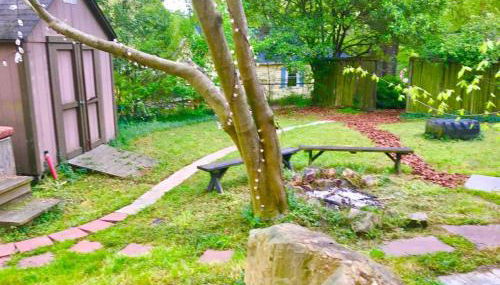 Vintage Scotty Camper Cottage Durham NC - Foto 5, Garden