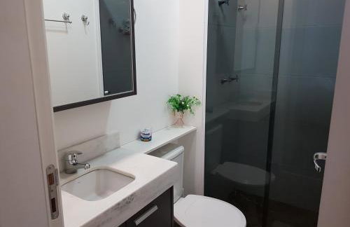 Flat Novo1 - Cama Queen, Ar, Estac e Internet - Foto 5