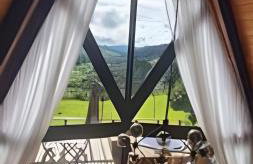 Cabaña Triángulo del Sol | Vista a las montañas | Hidromasaje | Aire - Foto 32