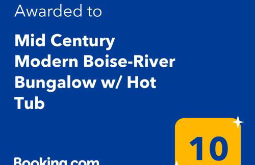 Mid Century Modern Boise-River Bungalow w/ Hot Tub - Foto 9