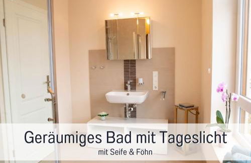 Dahem-Apartments - ruhig Parkplatz Rhein Main Gebiet gut erreichbar - 3 Apartments - barrierefrei mit Garten und Hund auf Anfrage -- 2 SZ Maisonette mit Balkon, -- 2 SZ mit Balkon - Foto 56