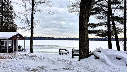 Cozy Lakeside Cabin in Manistee National Forest, Michigan - Foto 3