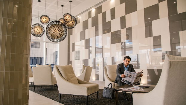 Sala de estar do lobby