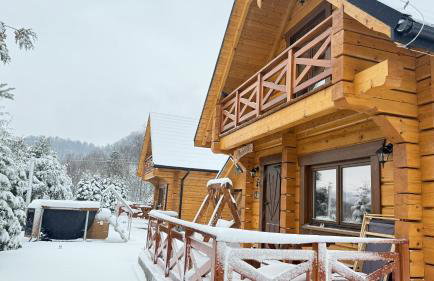 Domki z bali na miedzy - Foto 49