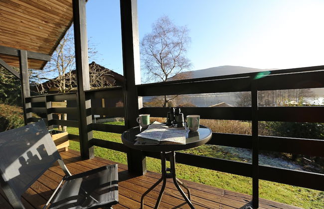 Cosy Modern Nordic Lodge w/ Loch View & Log Burner - Photo 1