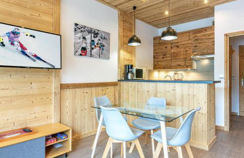 Grand Studio cabine, balcon, parking, centre La Clusaz - FR-1-437-85 - Foto 5