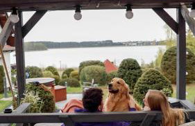 Dom na wzgórzu z widokiem na jezioro z balią i sauną - Foto 43